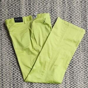 Women's Bright Green Straight Leg Pants☘️